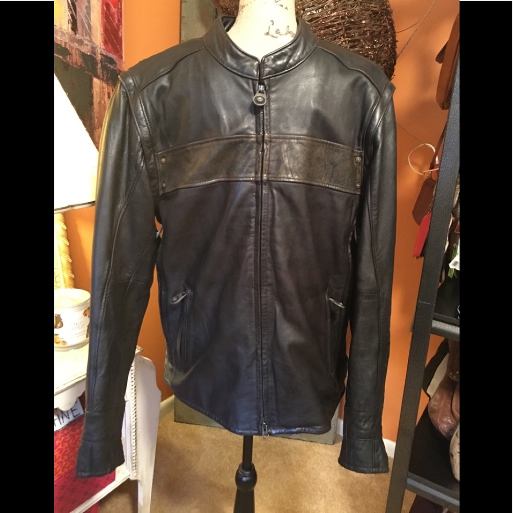 Men’s Harley Davidson Large Leather Jacket